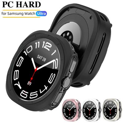 Custodia per orologio PC opaca per Samsung Galaxy Watch 7 Ultra Custodia rigida protettiva cava per Galaxy Watch 7 Ultra 47mm Accessori