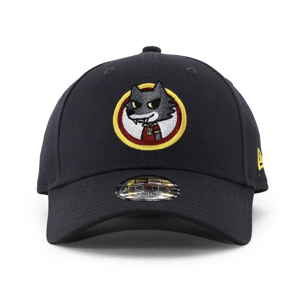 [New Era] Kids Cap 9FORTY Strapback AS Roma YOUTH SERIA A ROMOLO STRAPBACK CAP GRAPHITE AS ROMA KIDS Kids Youth Hat 940 Serie A Soccer SOCCER
