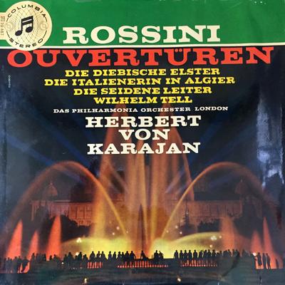 10inch Record GIOACCHINO ROSSINI, PHILHARMONIA OR - Rossini Ouvertüren 70467 Columbia Germany Classical Used