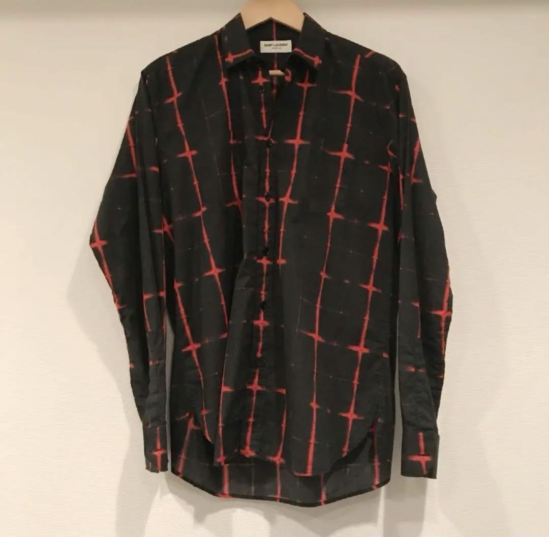 

[USED] Final Sale: Saint Laurent Paris 17SS Check Shirt
