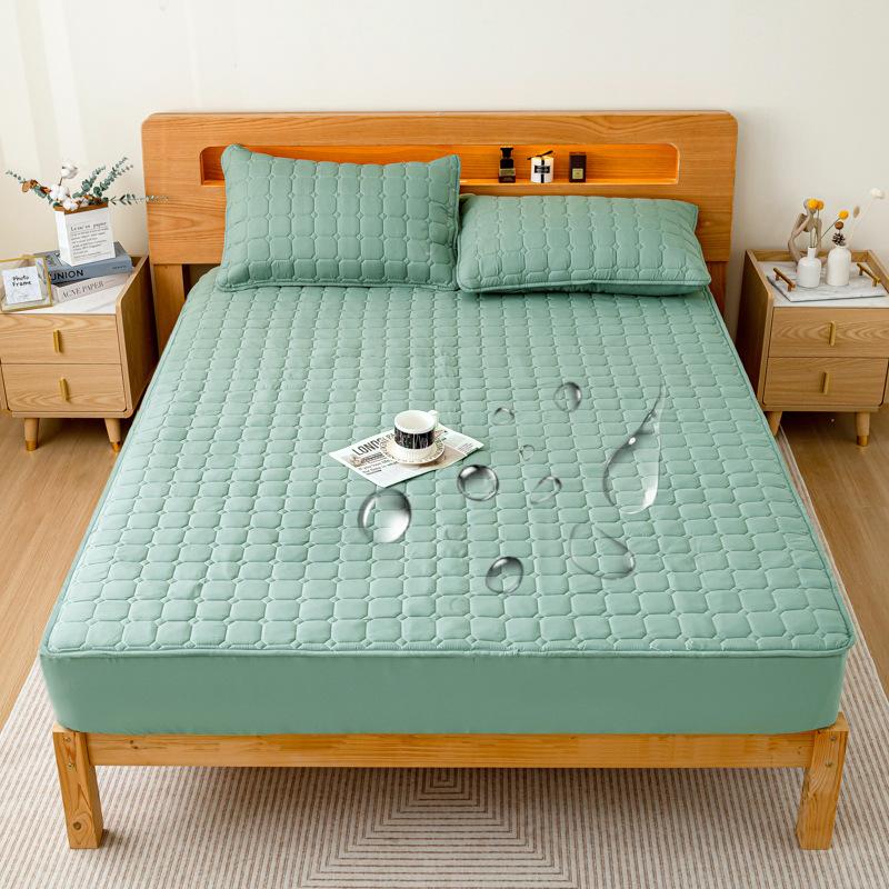 Grenzüberschreitende, gesteppte, wasserdichte Isolierunterlage, Spannbettlaken, Bettbezug, Außenhandel, verdickter Simmons-Schutzbezug, Matratzenbettwäsche