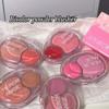 HERORANGE Two Tone Blush Matte Texture Natürlich aufhellende Rouge-Palette