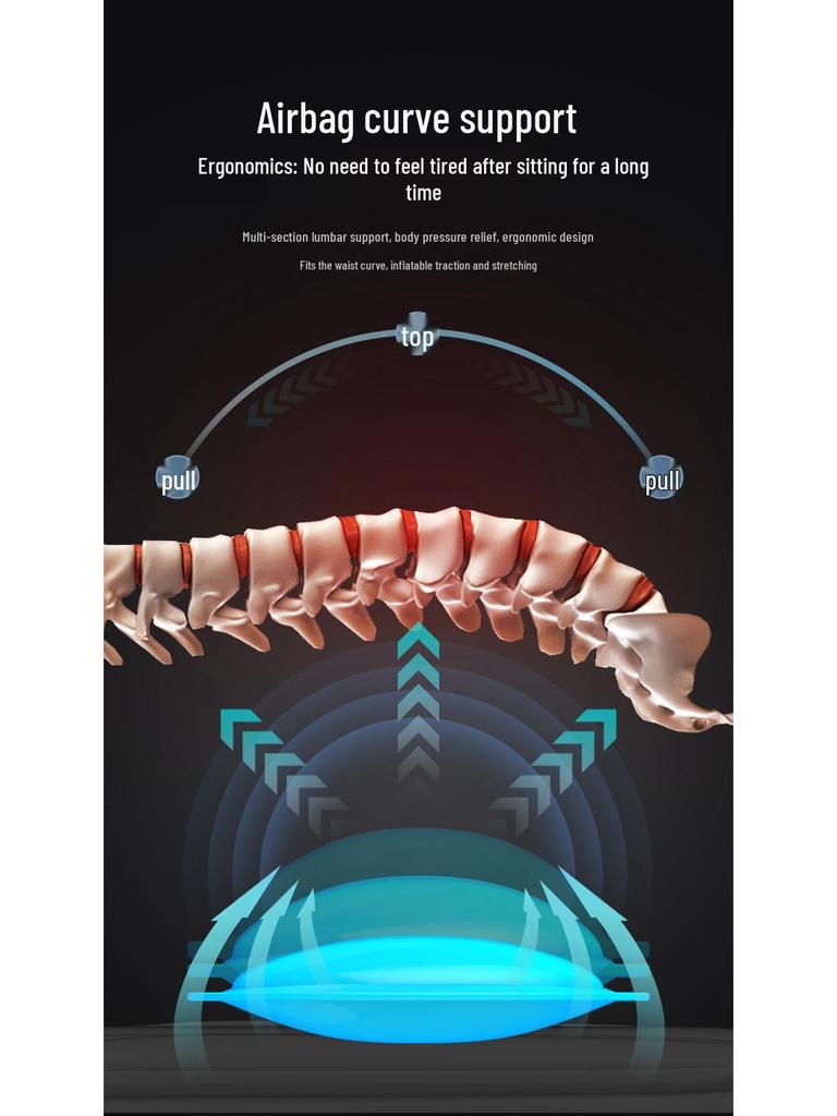 Enlong Multifunctional Heated Vibration Neck & Back Massager Cushion for Car and Home Use