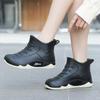 Direct Sales Water Shoes Women Waterproof and Non-slip 2025 New Outdoor Work Fashion Rain Shoes Short Tube Women