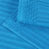 Soho Ribbed Cotton 3 Piece Absorbent Towel Set Bath Hand Face Quick Dry Soft Eco-Friendly Contemporary Elegance Home Essentials