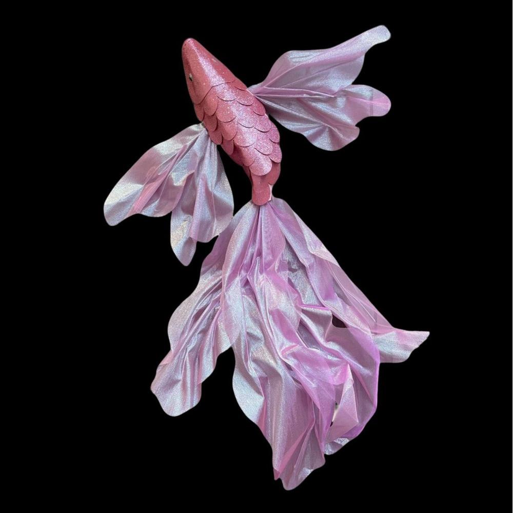 Hästens År Fisk Hängande Dekoration Fiskmönster DIY Nyårsdekoration Röd Färg Hängande Hänge Festtillbehör