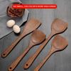 Wooden Spatula Kitchen Nonstick Dedicated Wooden Kitchenware Heat Resistant Wooden Cooking Shovel Spoon