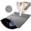Cat Litter Mat Waterproof Double Layer Pet Litter Box Mat Pet Toilet Cat Mat Nonslip Sand Pet Cat Washable Clean Mat