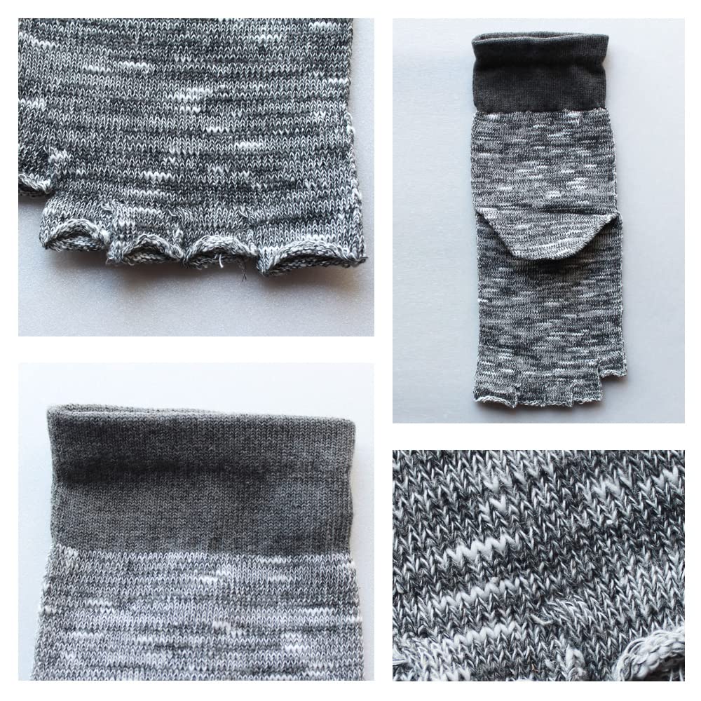 Seide und Hergestellt in Locker Elastische Sandale und Yoga Kalt SS16 Nummer Uguisu [Ashirakuda-san Socken] Damen Fünf-Zehen-Socken, Zehenlos, Baumwolle, Zehenlos,