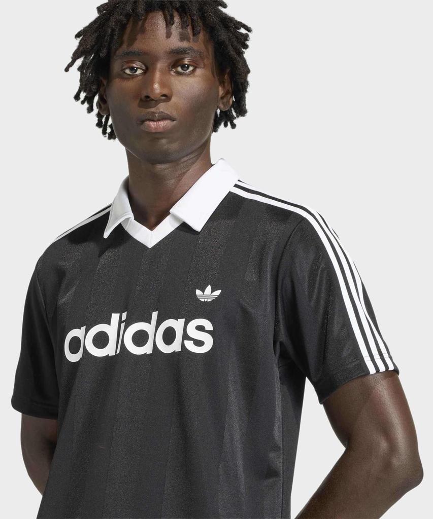 adidas Archive Collar Engineered Jersey - Black / Ke3584