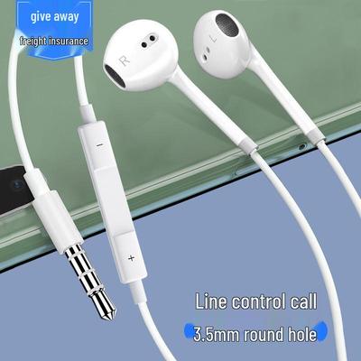 3,5 mm slúchadlá do uší s mikrofónom pre Apple, Huawei, Xiaomi, Android a PC