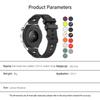 KALEBOL 22mm Dot Pattern Silicone Strap for Samsung Galaxy Watch3 45mm/Huawei Watch GT 5 46mm/GT 5 Pro 46mm Watch Band