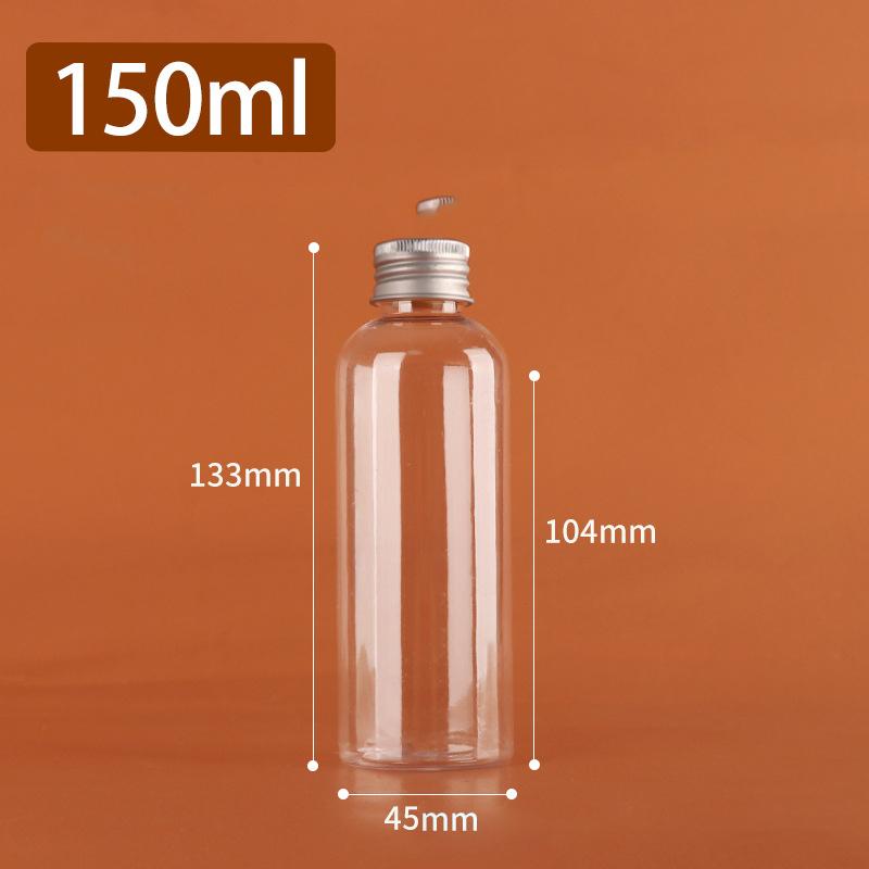5Ml-500Ml Plastic Bottle Aluminum Cap Transparent Empty Bottle Lotion Sample Cosmetic Dispensing Bottles For Travel
