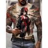 Fashion 3D Print Men Short Sleeve Round Neck T-Shirt Plus Size Tee Summer Casual Tshirts