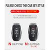 Metal Leather Car Key Case Cover Holder For Dongfeng fengguang Seres Evolute i-Space i-Pro Landian E5 CarProtection Shell