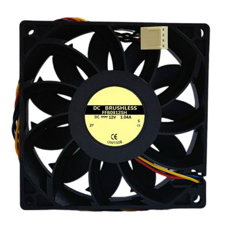 

FFB0912SH 92x92x25mm DC12V 1.04A 4100RPM Cooling Fan, Low Noise High Airflow for Electronic Devices 1