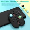 4PCS Ergonomic Thumb Grip Caps Anti Slip Gaming Grip Button Cover Set for Nintendo Switch 2