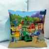 B-Bob the Builder Decorative Pillow Cover Ornamental Pillows Cushion Covers Fall Decoration Room Decor Pillowcases _H,(3)