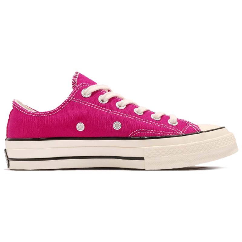 Converse Chuck 70 All Star Chuck 70 Pink Pop Comfortable Low-Top Canvas Shoes Unisex Pink