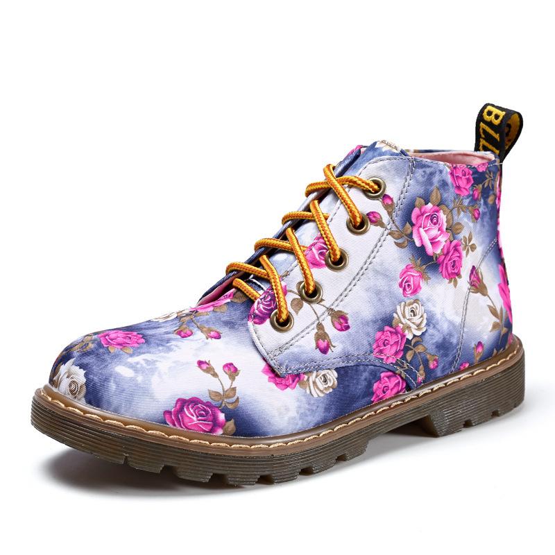 Martin boots women's British style spring and autumn single boots 2025 new flat women's boots lace-up locomotive retro short boots