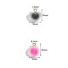10Pcs Acrylic Frosted Colorful Heart Charms Round Charms For Jewelry Making DIY Bracelet Necklace Earrings Pendants Accessories