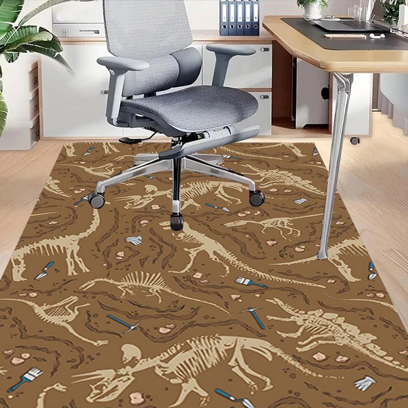 1PC dinosaur fossil excavation Extra Large Non-Slip Floor carpet, Office, family, bedroom, Studio - Large Area RugJ0358