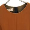 MARNI made in Italy No sleeve Knee-length dress 36 Brown Women Used