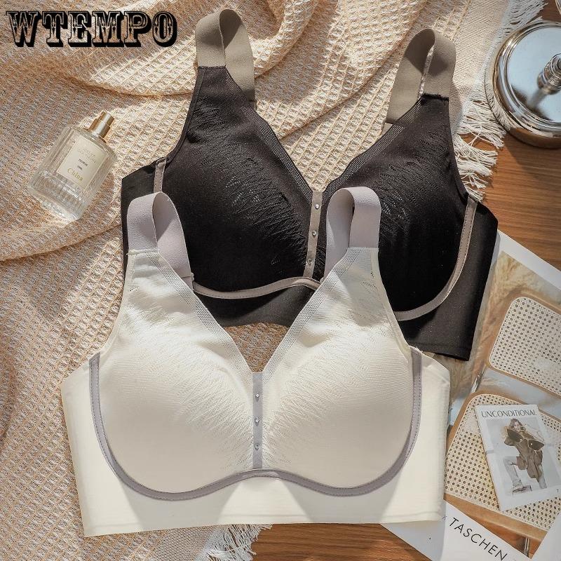 Underwear Women's Collection Accessory Breast Anti Sagging Gathered Bra Full Cup Thin Plus Size Bra