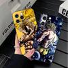 JoJo Adventure Dio Diego Brando Soft Phone Case for iPhone 16 16E 17 Air 15 Pro Max 14 Plus 13 Mini 11 12 7 Black Cover Back She