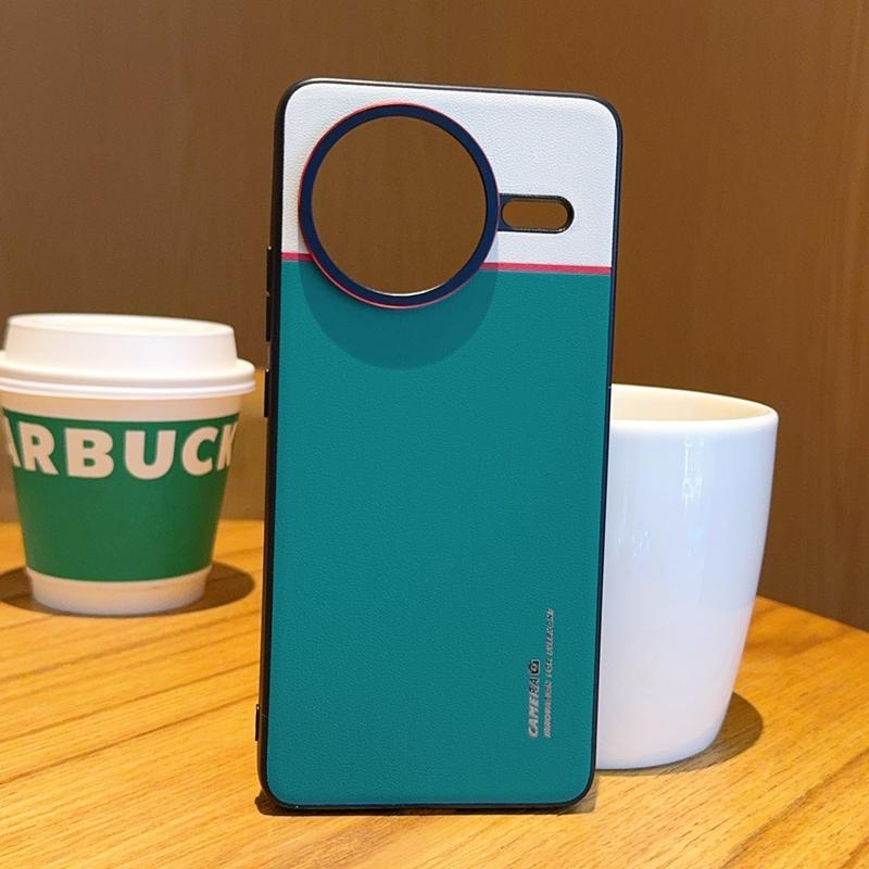 Case For Xiaomi Redmi POCO F7 Pro & POCO F7 Ultra Contrast Color Matte Leather Raised Lens Protection Soft Phone Grip Back Cover