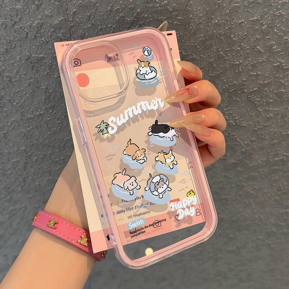Painted Phone Case for iPhone 17 11 12 13 14 15 16 iPhone 17 12 13 14 15 16 Pro 17 12 13 14 15 16 Pro Max  High Quality Painted Animal Cute Phone Case