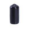 180pcs Rubber Caps Flexible Black End Caps Shock Absorbing for Screw & Tube