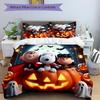 3Pcs Snoopy'S Halloween Adventure Bedding Set Quilt Cover Pillowcase Home Christmas Halloween Gift 1 Duvet Cover 2 Pillowcase S1452