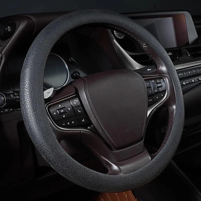 Anti-slip Silicone Steering Wheel Cover Universal Car Steering Cover Soft Odorless Wheels Durable All-season Car Accessories