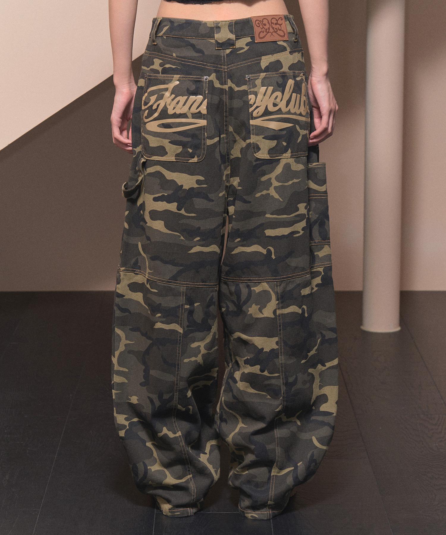 FANCY CLUB Carpenter Lettering Denim Pants