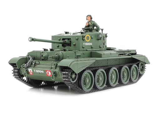 

TAMIYA 300035221 Spielzeug Military 300035221-1 WWII British Tank Cromwell Mk.IV Cruiser (1), Faithful Replica, Plastic, Crafts, Model Kit, Assembly,