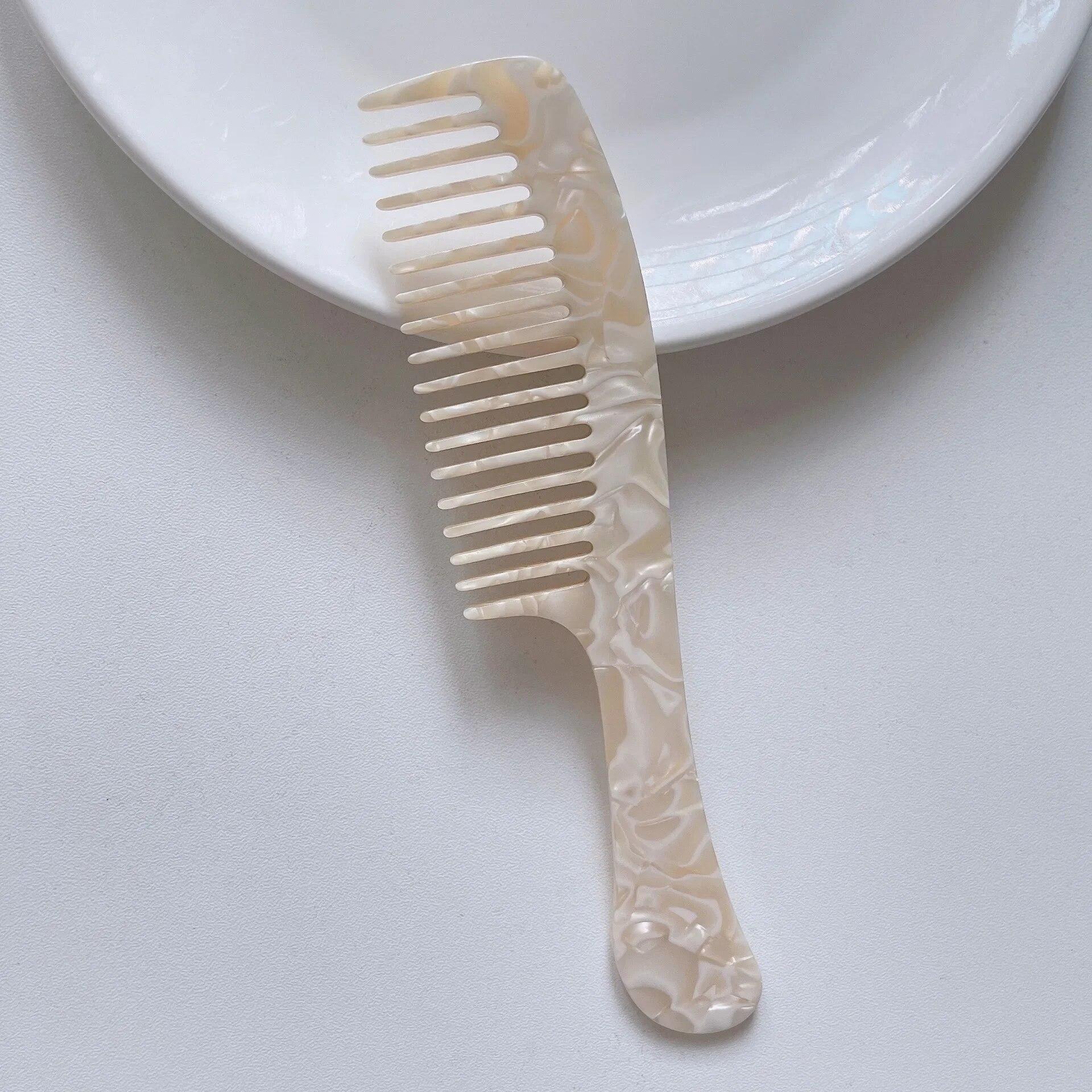 

Ацетатная расческа для укладки волос, красочная парикмахерская расческа, щетка для волос для женщин и девочек, аксессуары для укладки волос в парикмахерском салоне, расческа для волос