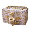 Elegant European-Style Multi-layer Jewelry Box for Weddings & Engagements