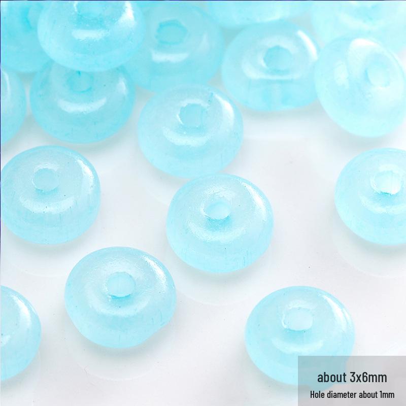 Blue Glass Rice Beads Hairpin: Handmade Ancient Chinese Style Jewelry Accessory