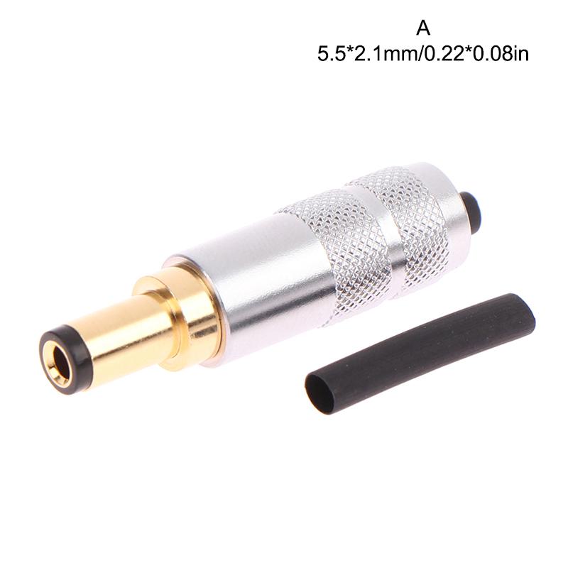 

1 шт. медное золотое покрытие 5,5 X 2,5 / 5,5 X 2,1 / 4,0X1,7 / 3,5 X 1,3 штекер постоянного тока для линейного выходного питания