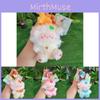 Schattige En Knuffelige Pluche Schaap Sleutelhanger Pluizig Accessoire Voor Tassen En Sleutels