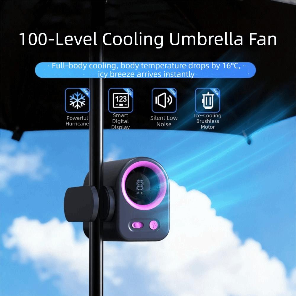 Adjustable Airflow Clip-on Waist Fan Compact Lightweight Multifunctional Fan  Daily Use