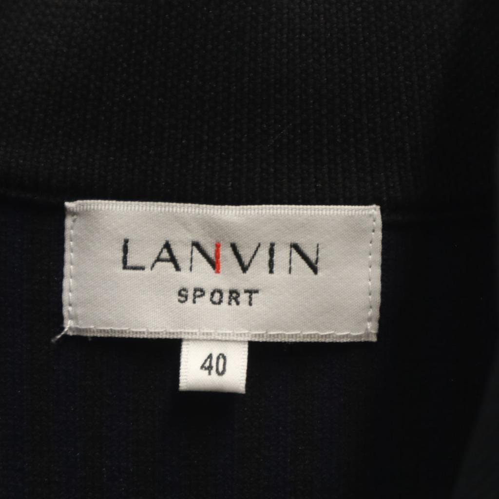 Schönheitsprodukte LANVIN SPORT Gestreifte Trainingsjacke 40 Marineblau Herren Gebraucht