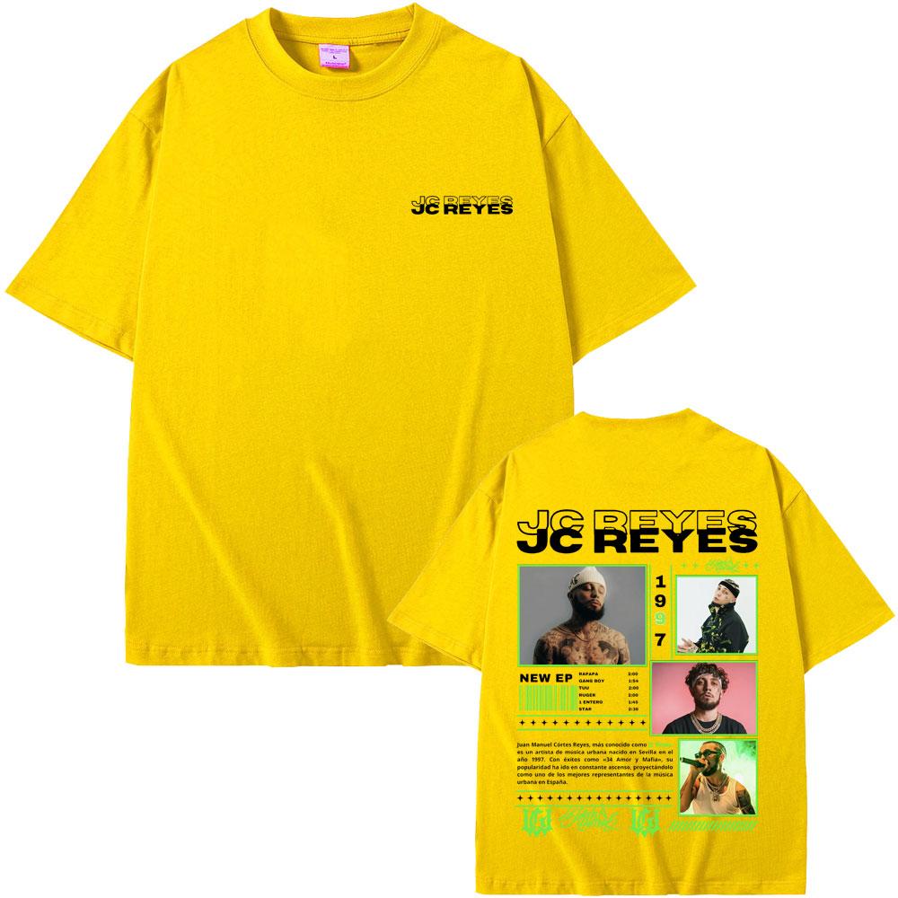 Hot Sale Rapper Jc Reyes Tour 2025 Graphic Print T-shirt Men's Hip Hop Fashion Short Sleeve T-shirts Men Retro Oversized T Shirt