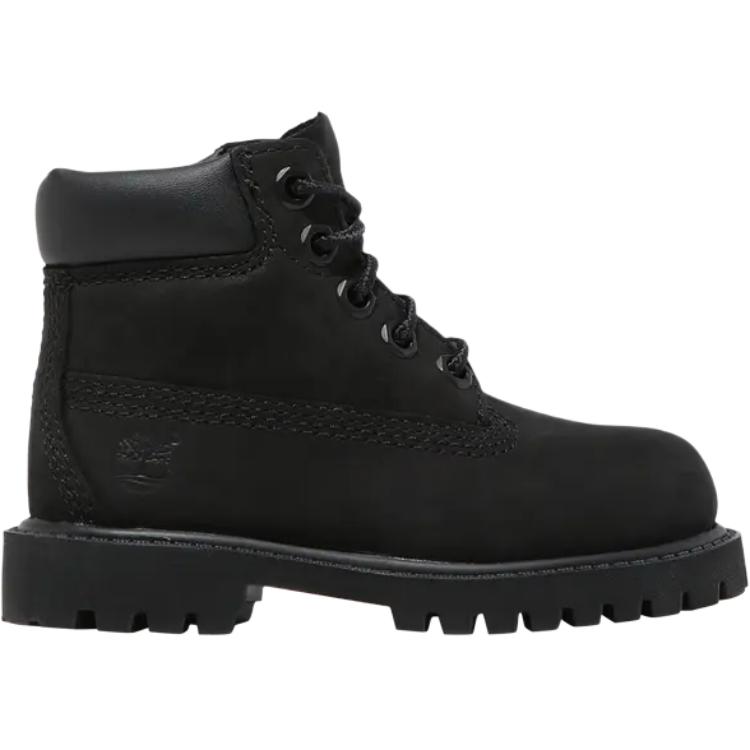 Timberland 6 Inch Premium Boot Toddler Black Baby Sneakers TB112807-001