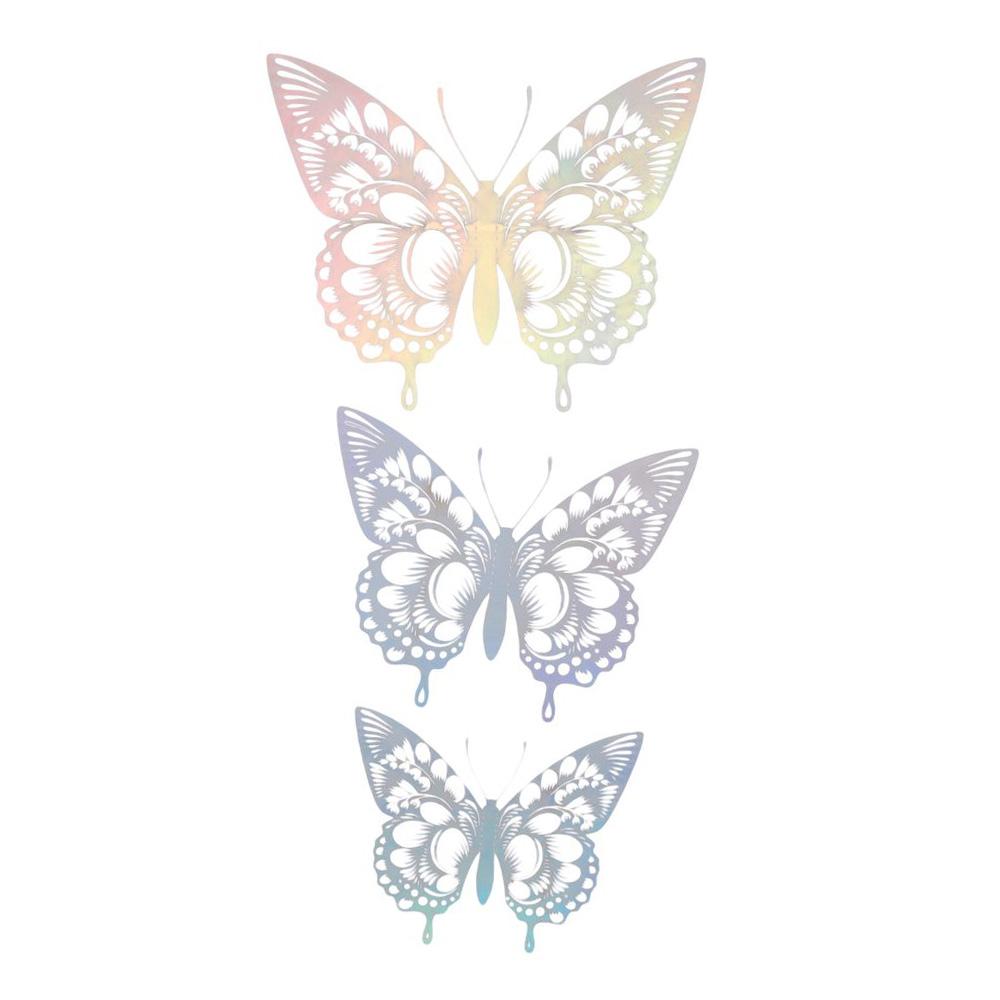 

12 pieces Blue Butterfly Wall Stickers Paper Creative Stickers Wall Decoration 3D Stickers Badroom