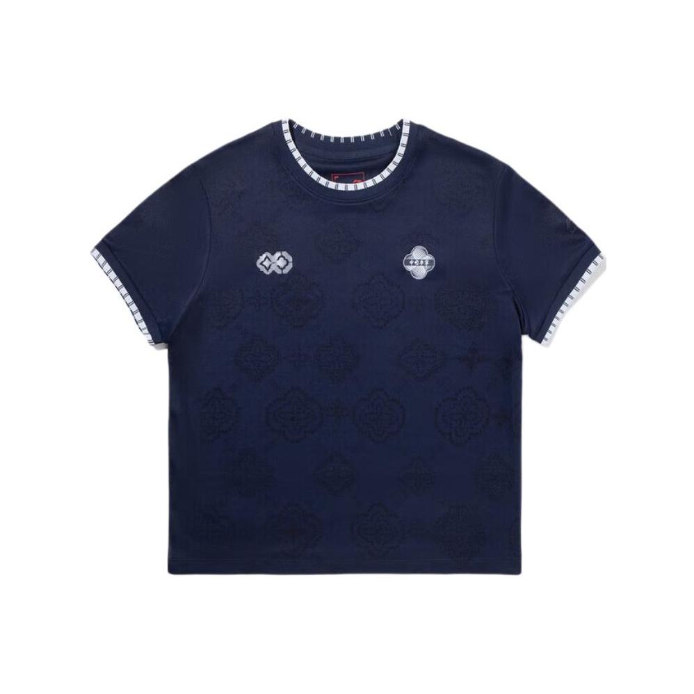 

Li Ning Повседневная Простая Мягкая Универсальная Удобная Футболка с Коротким Рукавом Женские Топы AHSV996-2 M