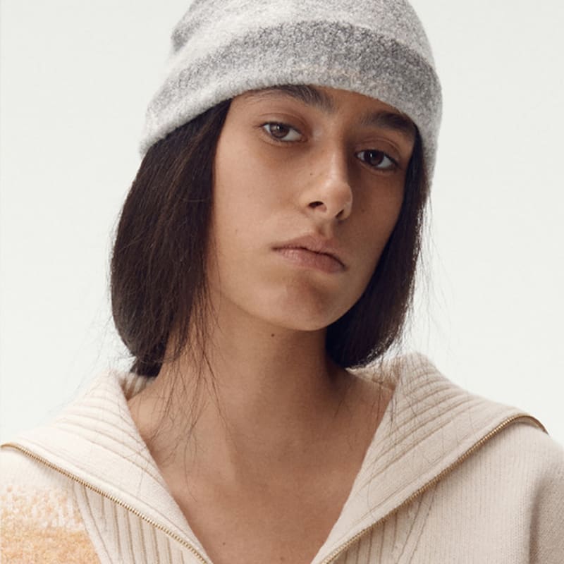 

MAISONMARAIS Fancy Beanie, Grey FF