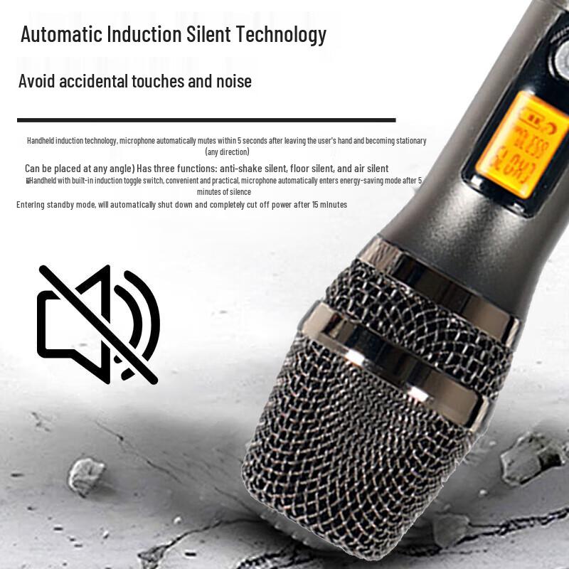 Huido MA-02E Professional Dual Wireless Microphone System (CN version)