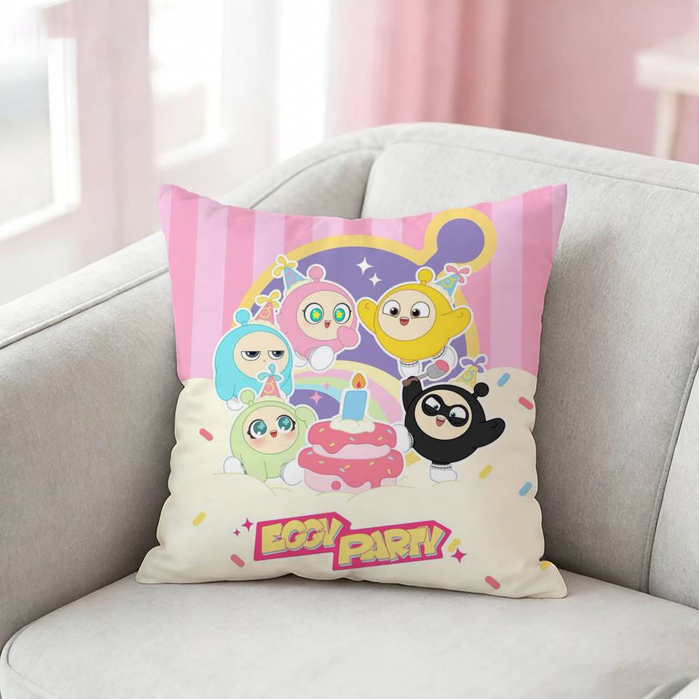 Pop Game Peripheral Eggy Party Pillow Case Cushion Cover Throw Pillow Case For Car Sofa